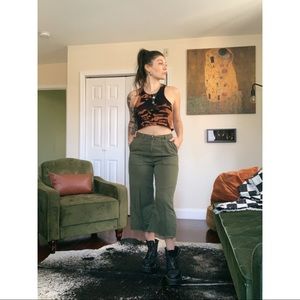 BDG Wide Leg Cropped Pant